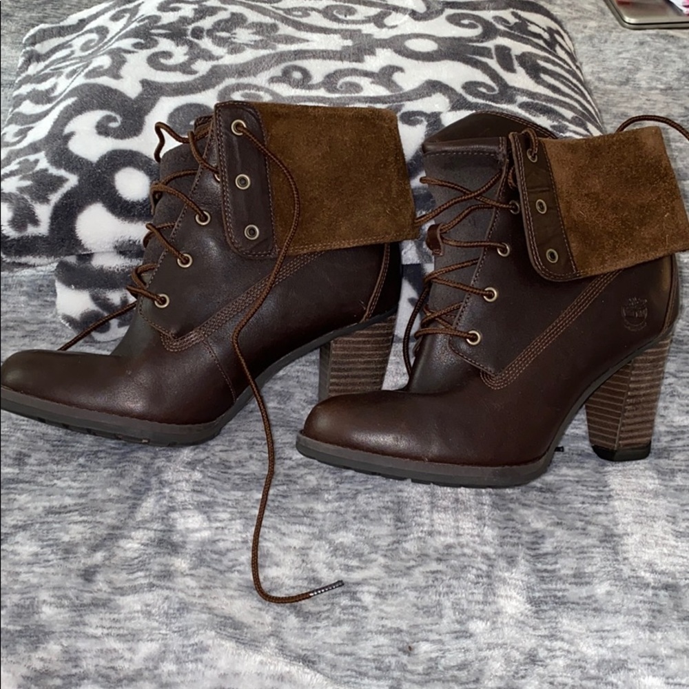 Timberland heeled booties